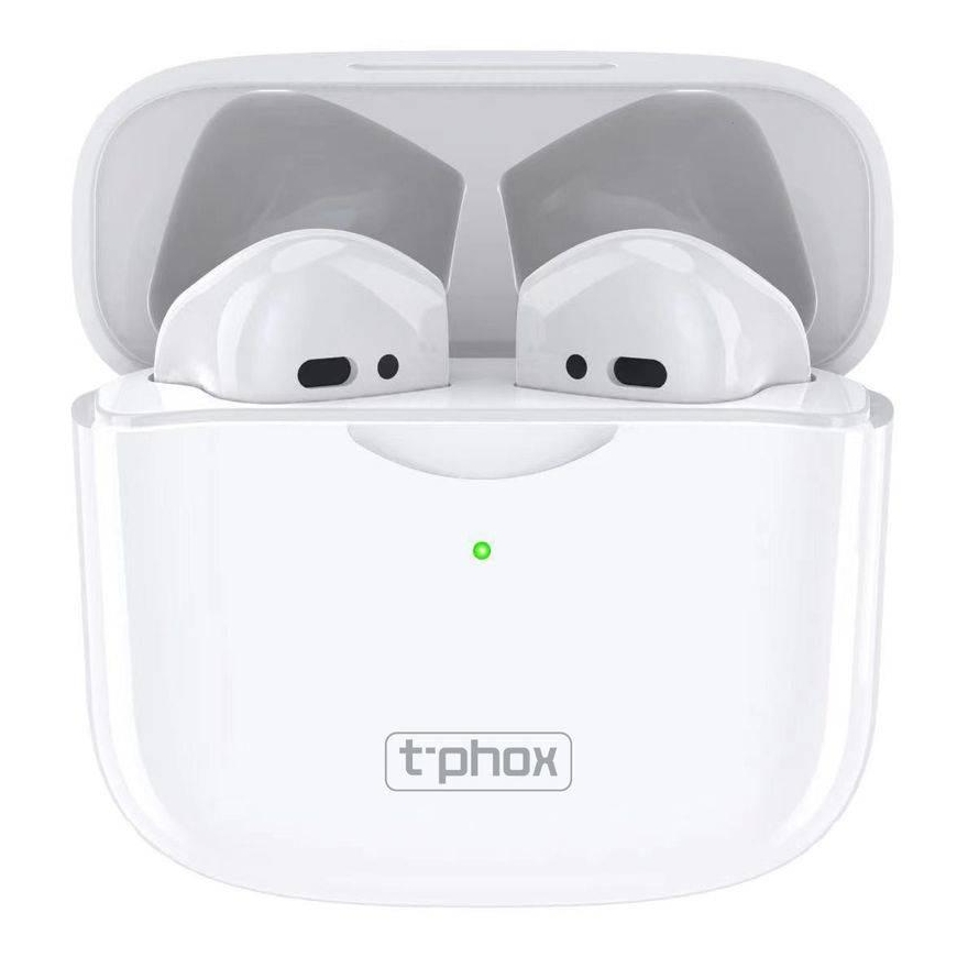 Ausinės T-PHOX TWS-10 BT, baltos spalvos