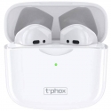 Headphones T-PHOX TWS-10 BT, white color Headphones T-PHOX TWS-10 BT, white color