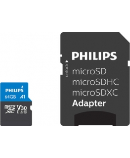Philips MicroSDXC Card 256GB Class 10 UHS-I U1 incl. Adapter