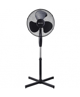 Platinet PSF1616B Stand High 40W Power Fan with 3 Speed levels / Swing function Black