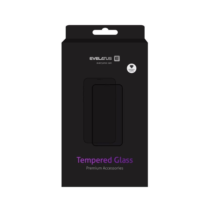 Evelatus Samsung Samsung A21s 0.33 Flat Clear Glass Japan Glue Anti-Static