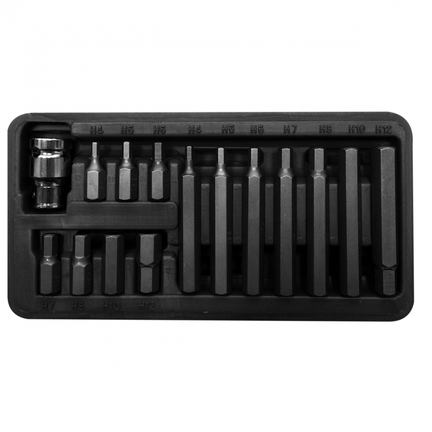 Proline Pro-Line 3/8 Hex 4-12 Bit Set 15 Piece (10743) – 2