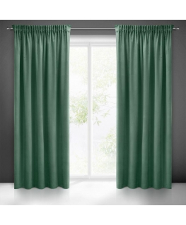 Eurofirany PIERRE CARDIN SIBEL Naktinė užuolaida iš minkšto aksomo, 260 g/m2, 140X270 cm, juosta / tunelis / kabliukai, spalva: 