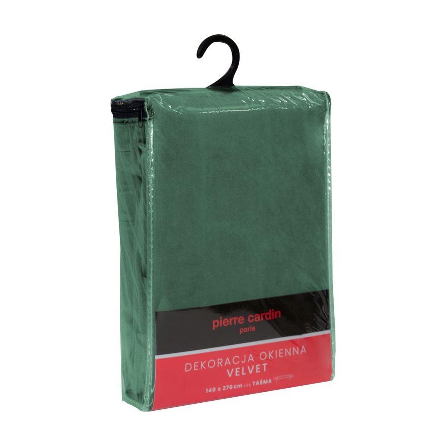 Eurofirany PIERRE CARDIN SIBEL Night curtain made of soft velvet, 260 g/m2, 140X270 cm, strip / tunnel / hooks, color: mint – 3