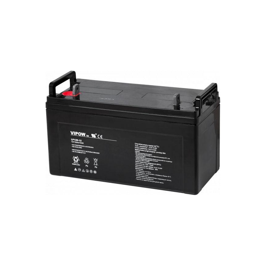 Lead battery VIPOW 12V 120Ah – 3