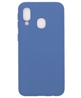 Evelatus Samsung Galaxy A40 Nano Silicone Case Soft Touch TPU Dark Blue