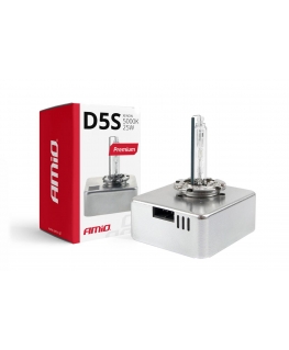 Xenon incandescent lamp, xenon d5s 5000 k amio premium