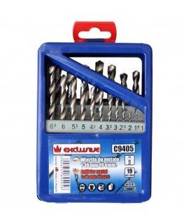 Grąžtas Richmann Metalo grąžtų rinkinys 1-10 mm 19 vnt