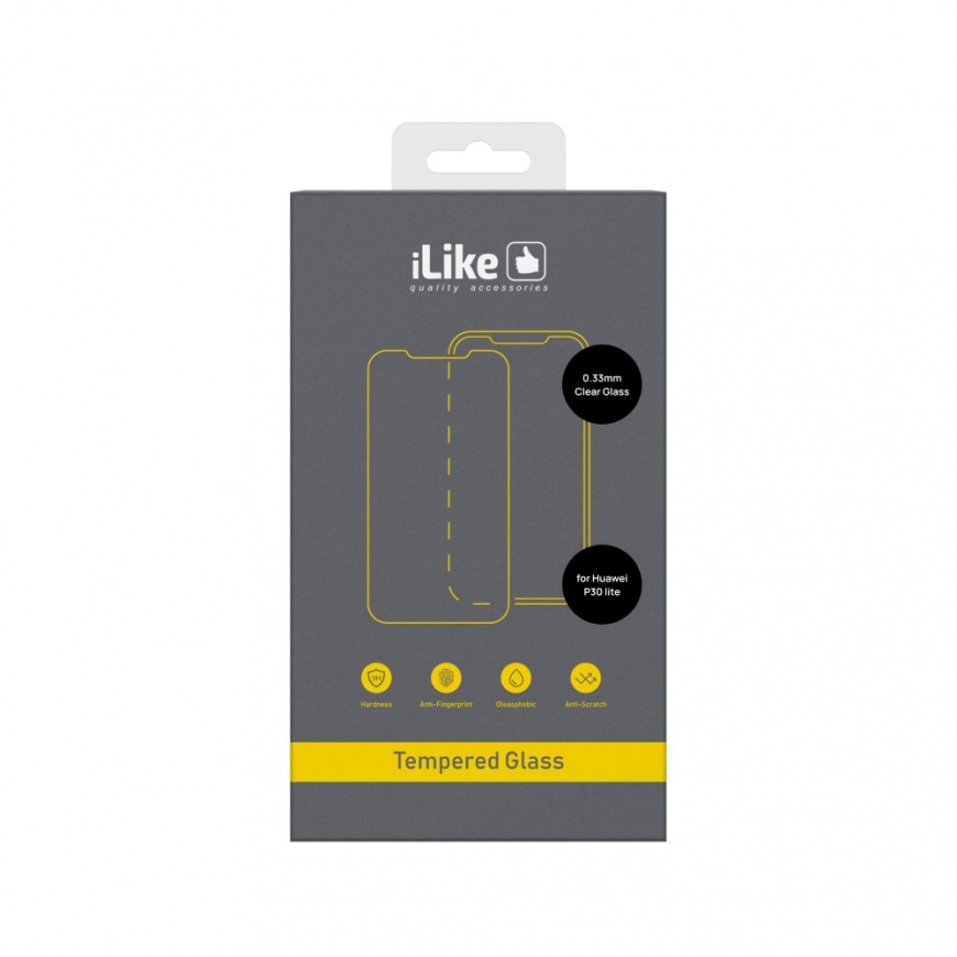 iLike Huawei Huawei P30 lite 0.33mm Clear Glass