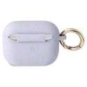 Guess Protective case GUAPSGGEU silicone Glitter for AirPods Pro purple