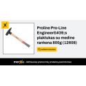 Proline Pro-Line Engineer&39s hammer with wooden handle 800g (12608) Proline Pro-Line Engineer&39s hammer with wooden handle 800g (12608)