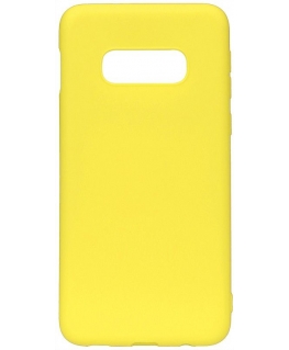 Evelatus Samsung Galaxy S10e Nano Silicone Case Soft Touch TPU Yellow