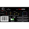 Rebeltec Titan 600 W power supply (RBLZAS00005) Rebeltec Titan 600 W power supply (RBLZAS00005)