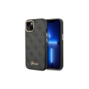 Guess GUHCP14MHG4SHK iPhone 14 Plus 6.7 inch Black / Black Hard Case 4G Vintage Gold Logo