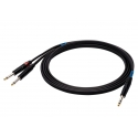 SSQ JSJM2 SS-1453 kaablipistikupesa stereo – 2x pistikupesa mono, 2 m must SSQ JSJM2 SS-1453 kaablipistikupesa stereo – 2x pistikupesa mono, 2 m must