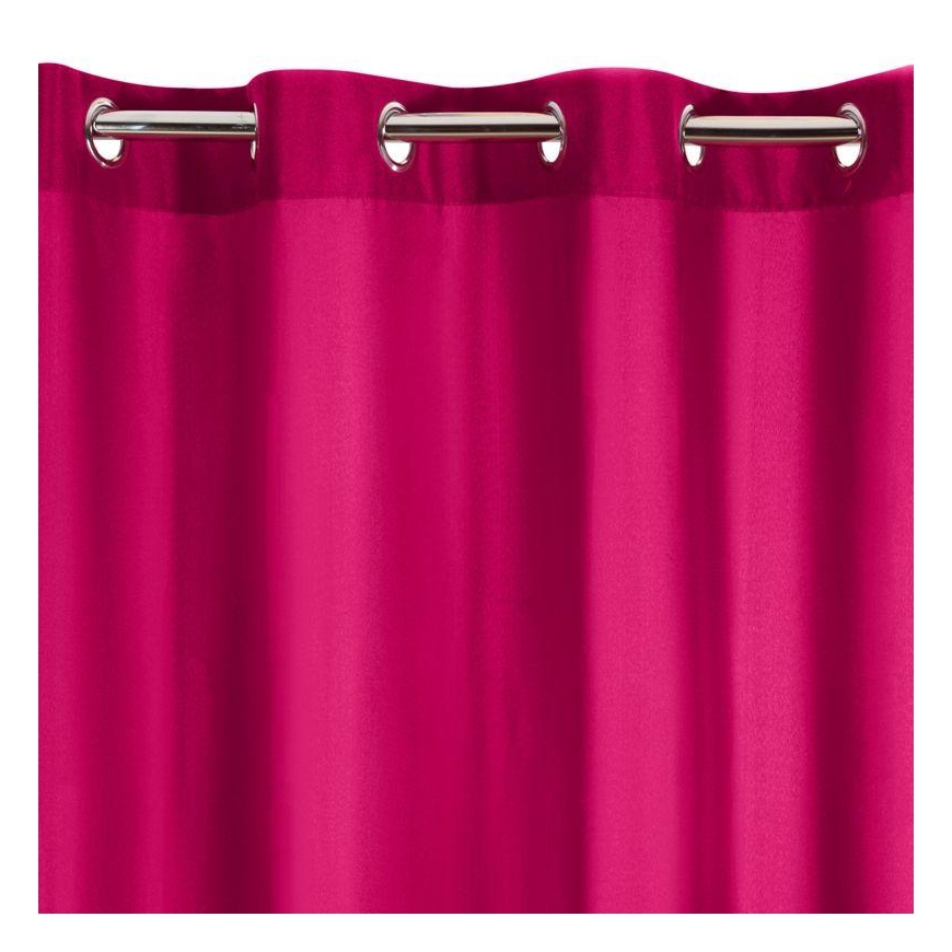 Night curtain Eurofirany RITA made of smooth fabric, 140X250 cm loops / wheels, color: amaranth – 4