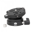 Sirui LE-60 kolmjala pea Must Alumiinium 1/4" Pan