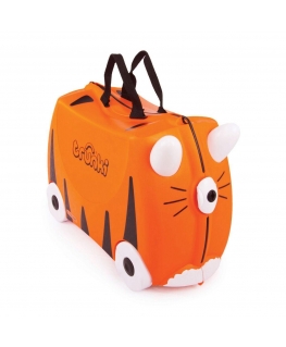 Trunki travel suitcase with wheels for children | Tiger Tipu