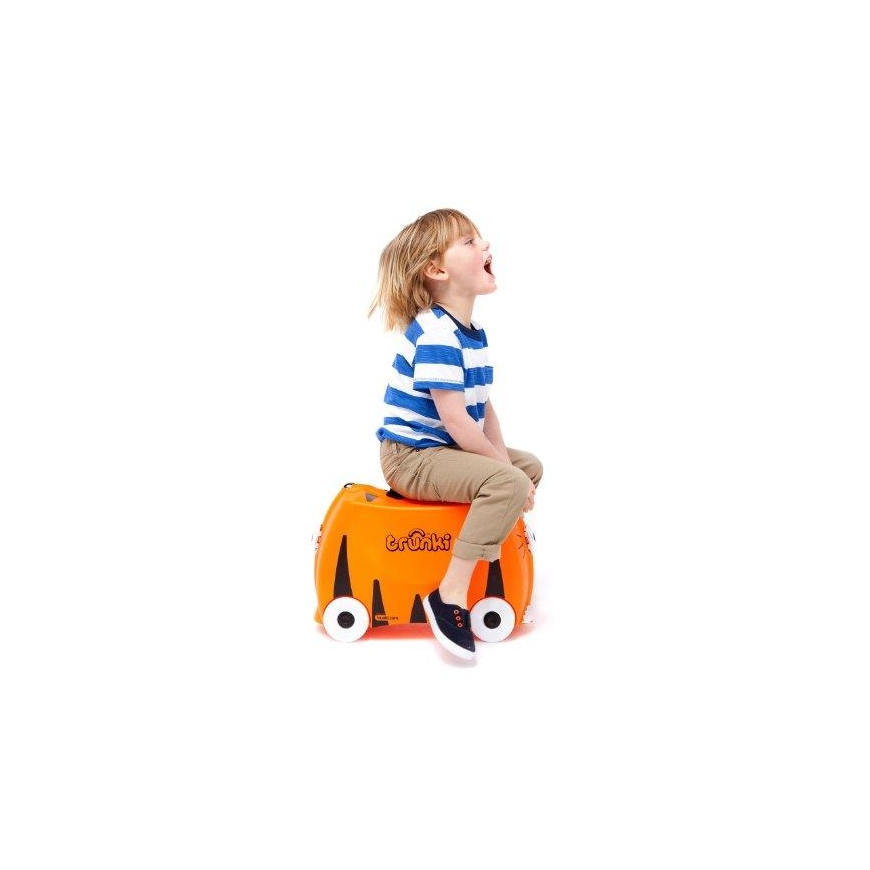 Trunki travel suitcase with wheels for children | Tiger Tipu – 4