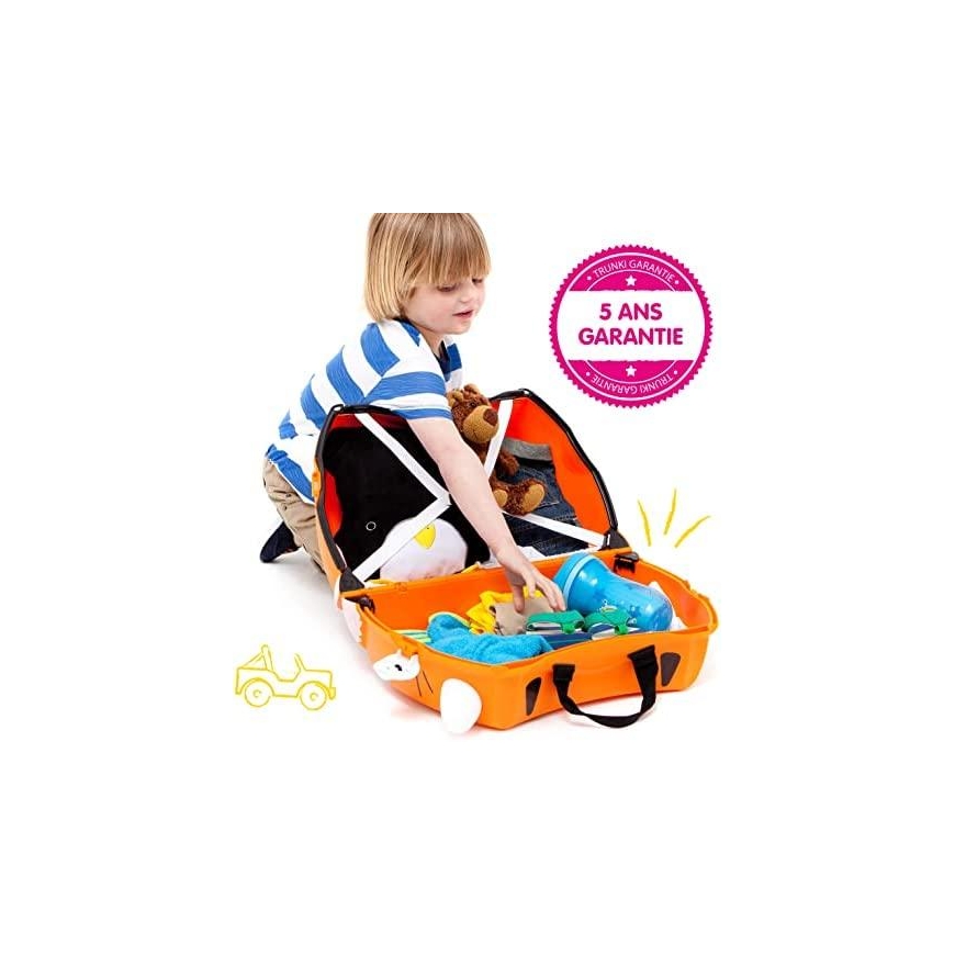 Trunki travel suitcase with wheels for children | Tiger Tipu – 11