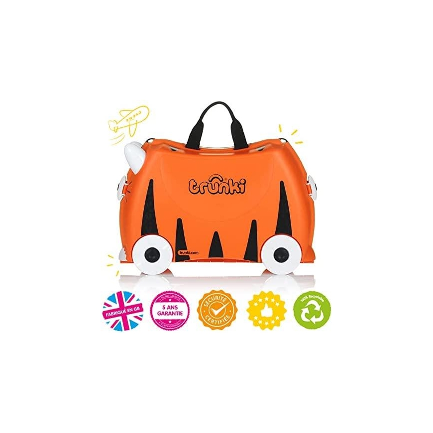 Trunki kelioninis lagaminas su ratukais vaikams | Tigriukas Tipu – 12