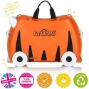 Trunki travel suitcase with wheels for children | Tiger Tipu Trunki travel suitcase with wheels for children | Tiger Tipu