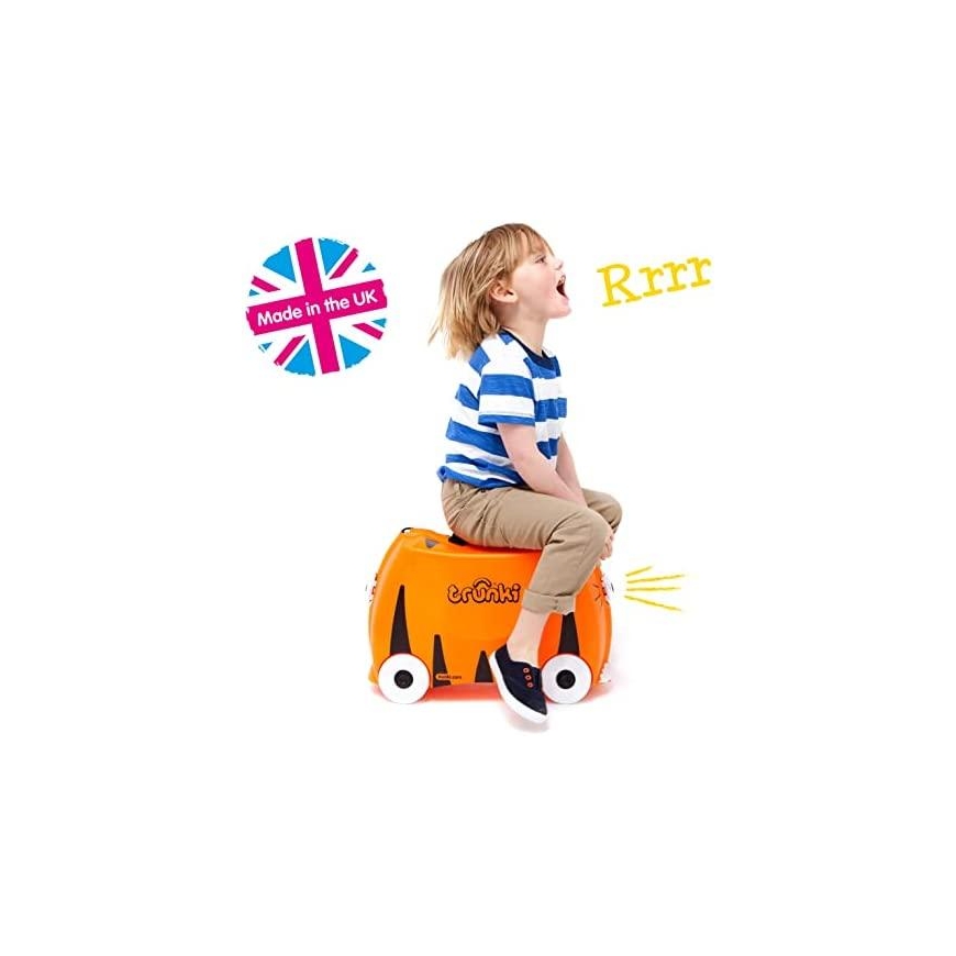 Trunki kelioninis lagaminas su ratukais vaikams | Tigriukas Tipu – 13