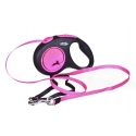 Flexi New Neon M leash for dogs up to 25kg ribbon 5m pink color Flexi New Neon M leash for dogs up to 25kg ribbon 5m pink color