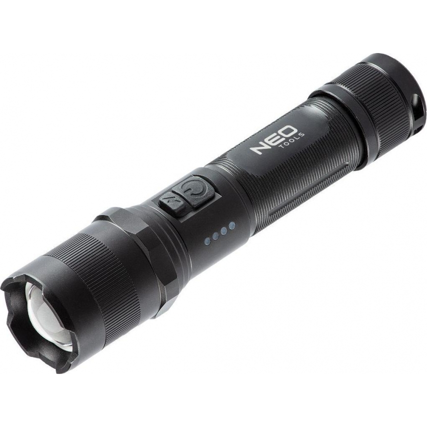 Neo torch USB rechargeable flashlight 1000