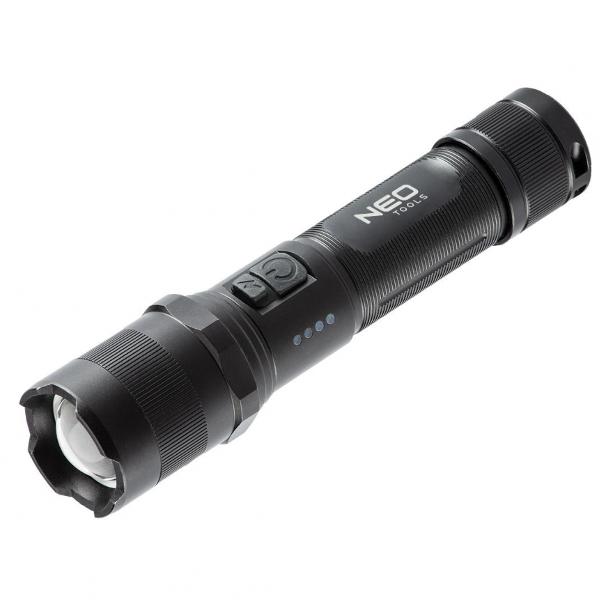 Neo torch USB rechargeable flashlight 1000 lm OSRAM P9 LED – 2