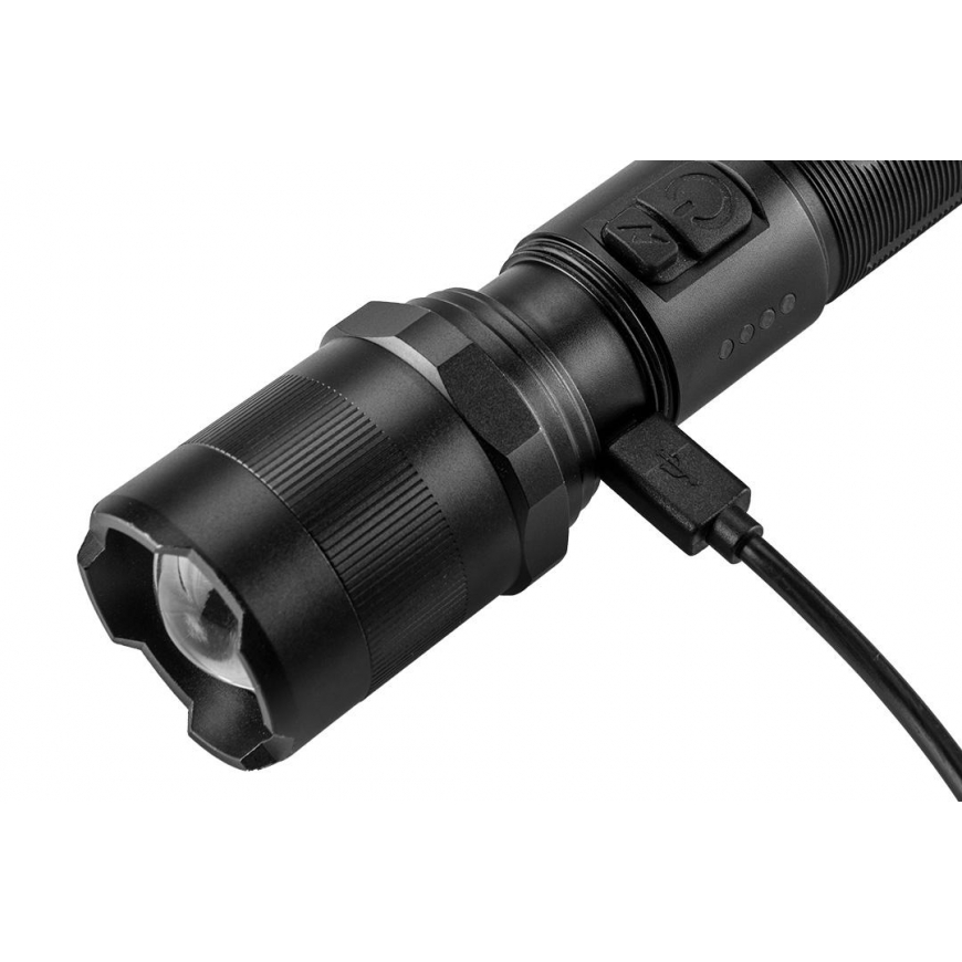 Neo torch USB rechargeable flashlight 1000 lm OSRAM P9 LED – 3