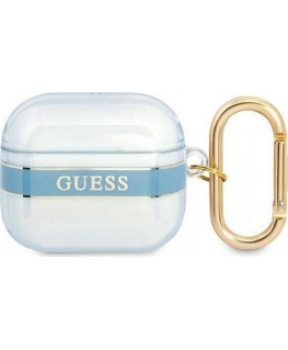 Guess GUA3HHTSB AirPods 3 cover mėlynas/mėlynas Strap Collection