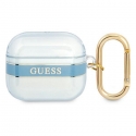 Guess GUA3HHTSB AirPods 3 cover mėlynas/mėlynas Strap Collection Guess GUA3HHTSB AirPods 3 cover mėlynas/mėlynas Strap Collection