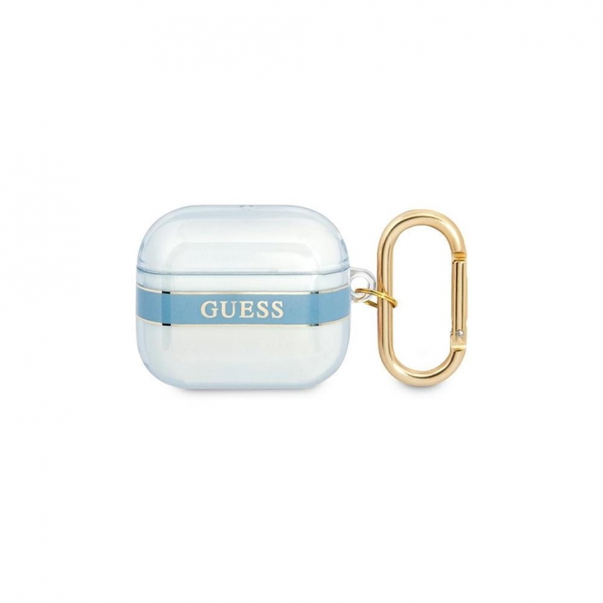 Guess GUA3HHTSB AirPods 3 cover mėlynas/mėlynas Strap Collection – 3