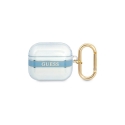 Guess GUA3HHTSB AirPods 3 cover mėlynas/mėlynas Strap Collection Guess GUA3HHTSB AirPods 3 cover mėlynas/mėlynas Strap Collection