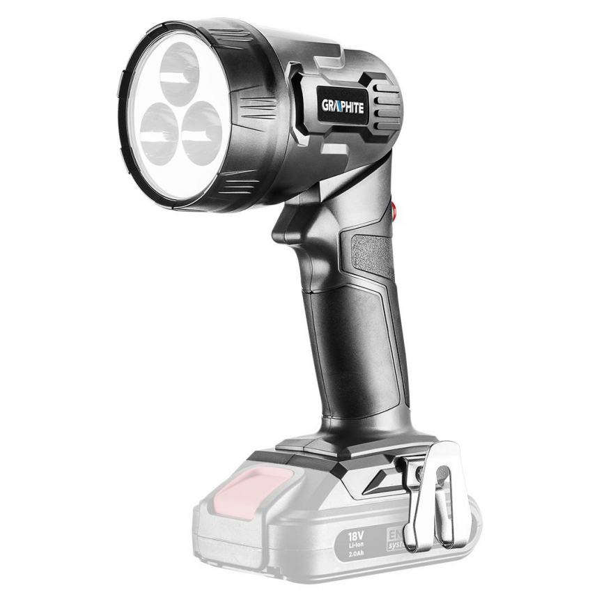 Graphite Graphite energy + 18 V rechargeable flashlight (58G007) – 2