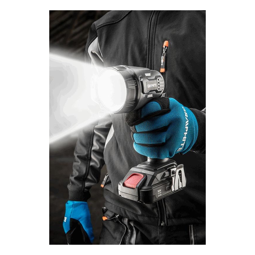 Graphite Grafito energija + 18 V įkraunamas žibintuvėlis (58G007) – 3