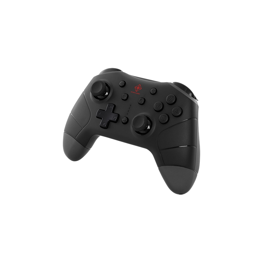 Deltaco GAM-103 spēļu kontrolierīce Melns Bluetooth/USB