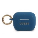 Guess Apsauginis dėklas GUACAPSILGLBL Silikoninis blizgus, skirtas AirPods Pro tamsiai mėlynas Guess Apsauginis dėklas GUACAPSILGLBL Silikoninis blizgus, skirtas AirPods Pro tamsiai mėlynas