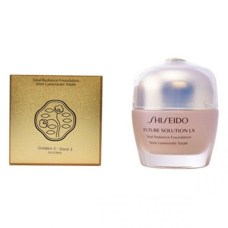 Shiseido būsimas tirpalas LX bendrojo spinduliavimo pagrindas SPF15 R4 Rožė 30 ml – 7