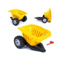 Traktoriaus priekaba Active Trailer iš WOOPIE, geltona Traktoriaus priekaba Active Trailer iš WOOPIE, geltona