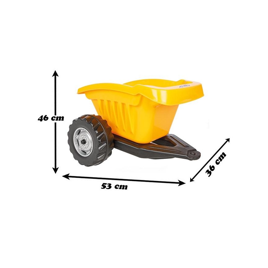 Tractor trailer Active Trailer from WOOPIE, yellow – 2