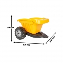 Tractor trailer Active Trailer from WOOPIE, yellow Tractor trailer Active Trailer from WOOPIE, yellow