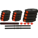 Keičiamo svorio hanteliai EB Fit, 2x10kg Keičiamo svorio hanteliai EB Fit, 2x10kg