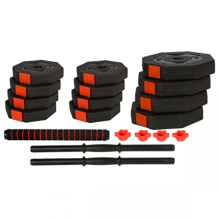 Adjustable weight dumbbells EB Fit, 2x10kg – 14