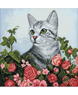 Beldizart Gėlė Katė 38*38 cm WD2509