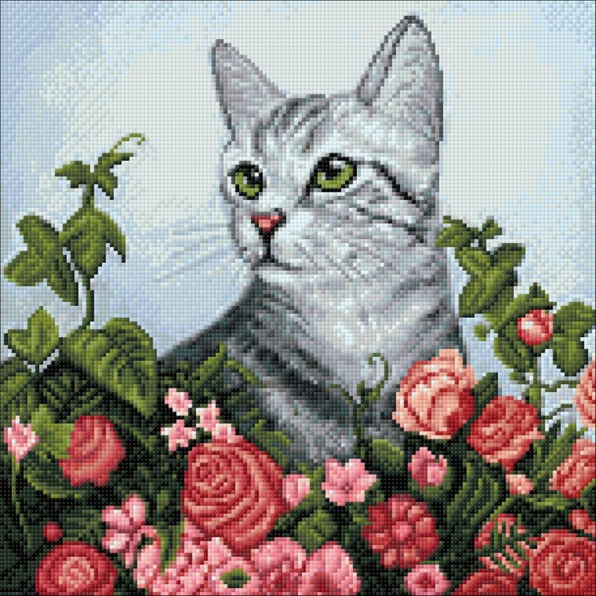 Beldizart Flower Cat 38*38 cm WD2509