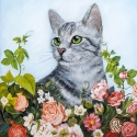 Beldizart Gėlė Katė 38*38 cm WD2509 Beldizart Gėlė Katė 38*38 cm WD2509
