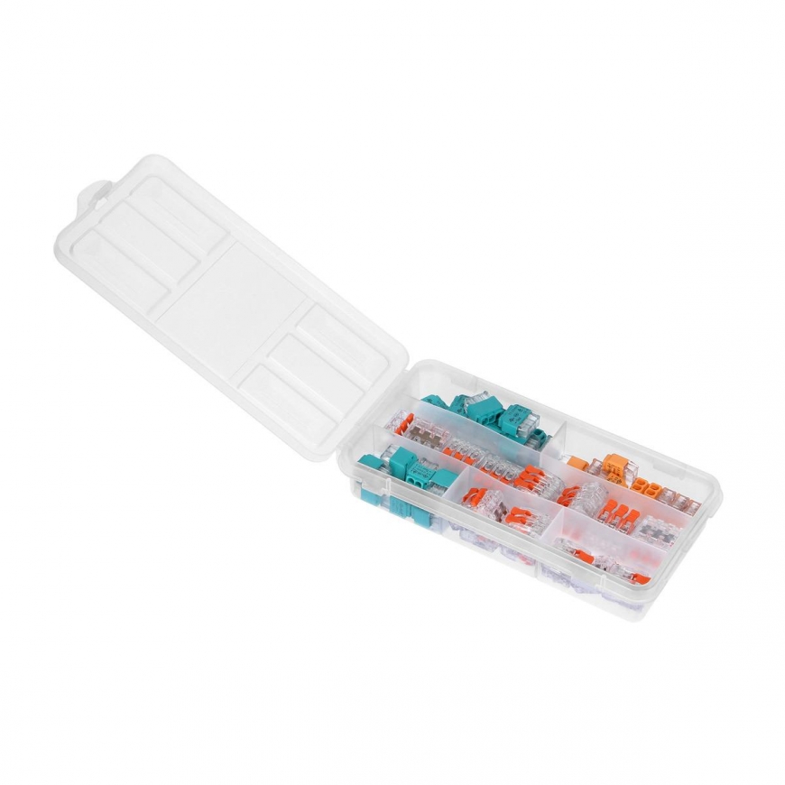 Orno BUTAS installation coupling set, 65 pcs. Connection: 15x 2-wire 15x 3-wire 10x 4-wire Compressi – 2
