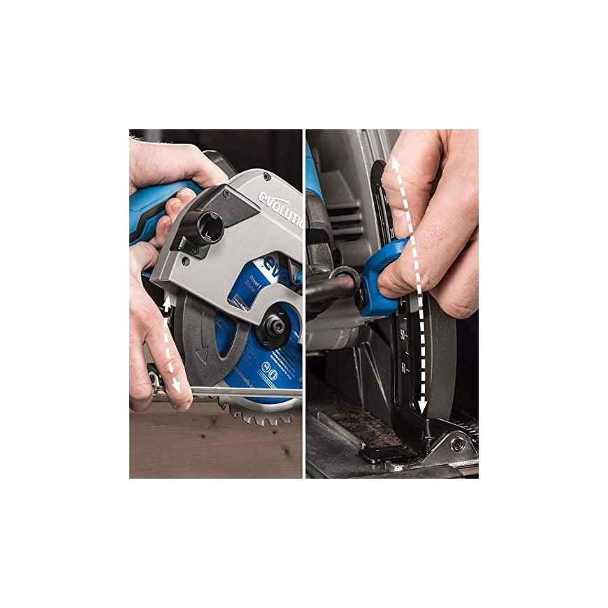 Evolution S185CCSL 1600W 185mm circular saw – 6
